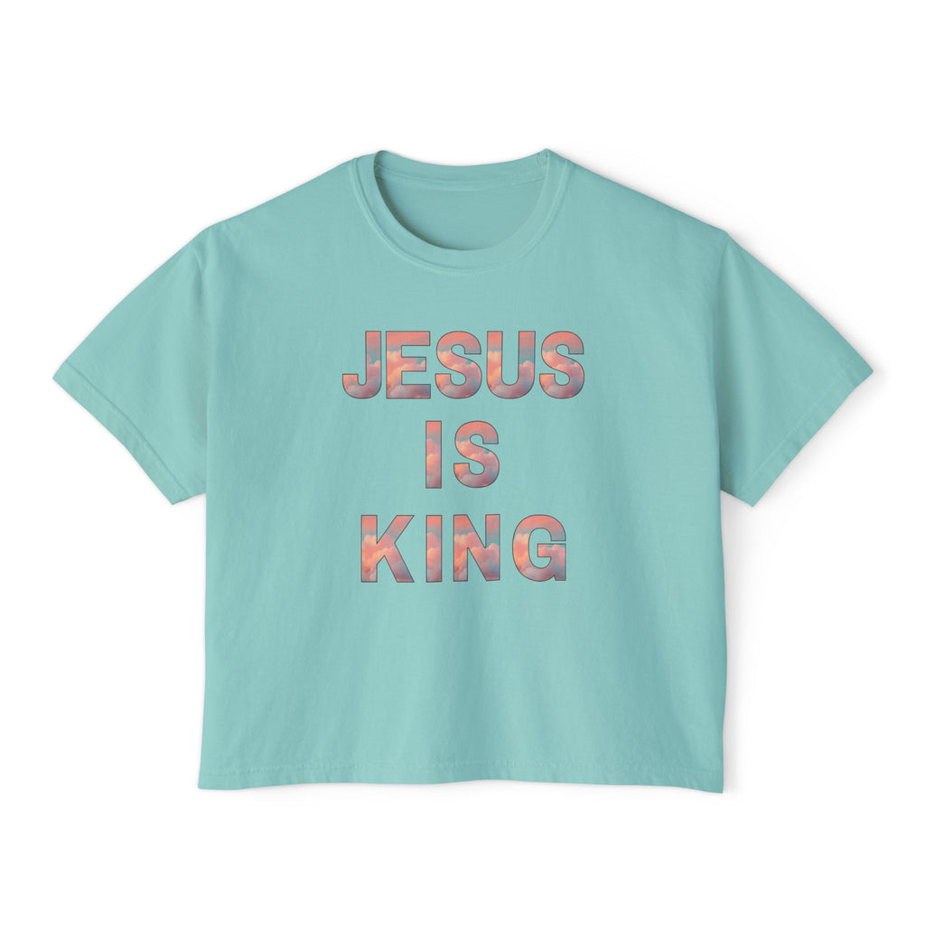 Jesus Is King Boxy Tee