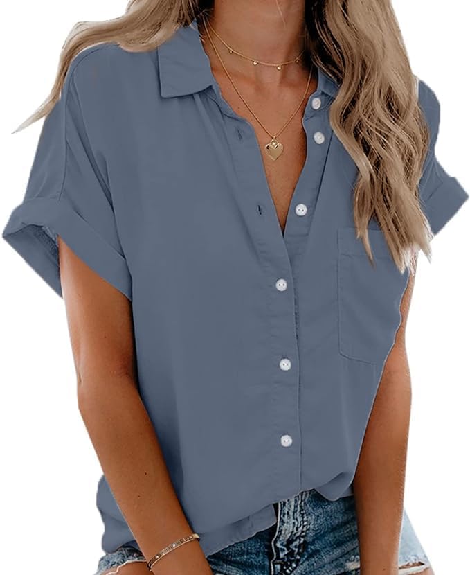 Classic Button-Down Pocket Shirt