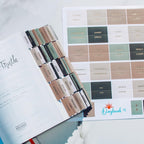 Laminated Bible Tabs, Earth Tone, Gold foil