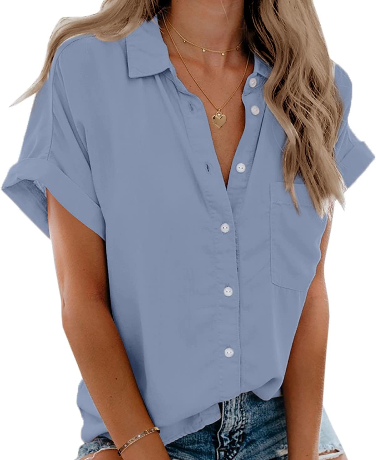 Classic Button-Down Pocket Shirt