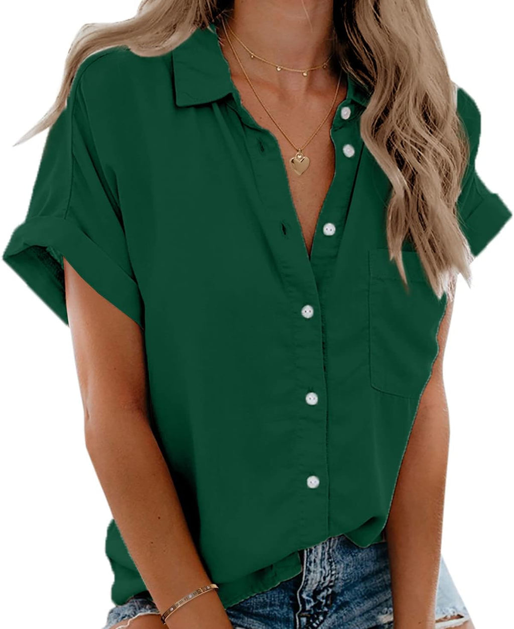 Classic Button-Down Pocket Shirt