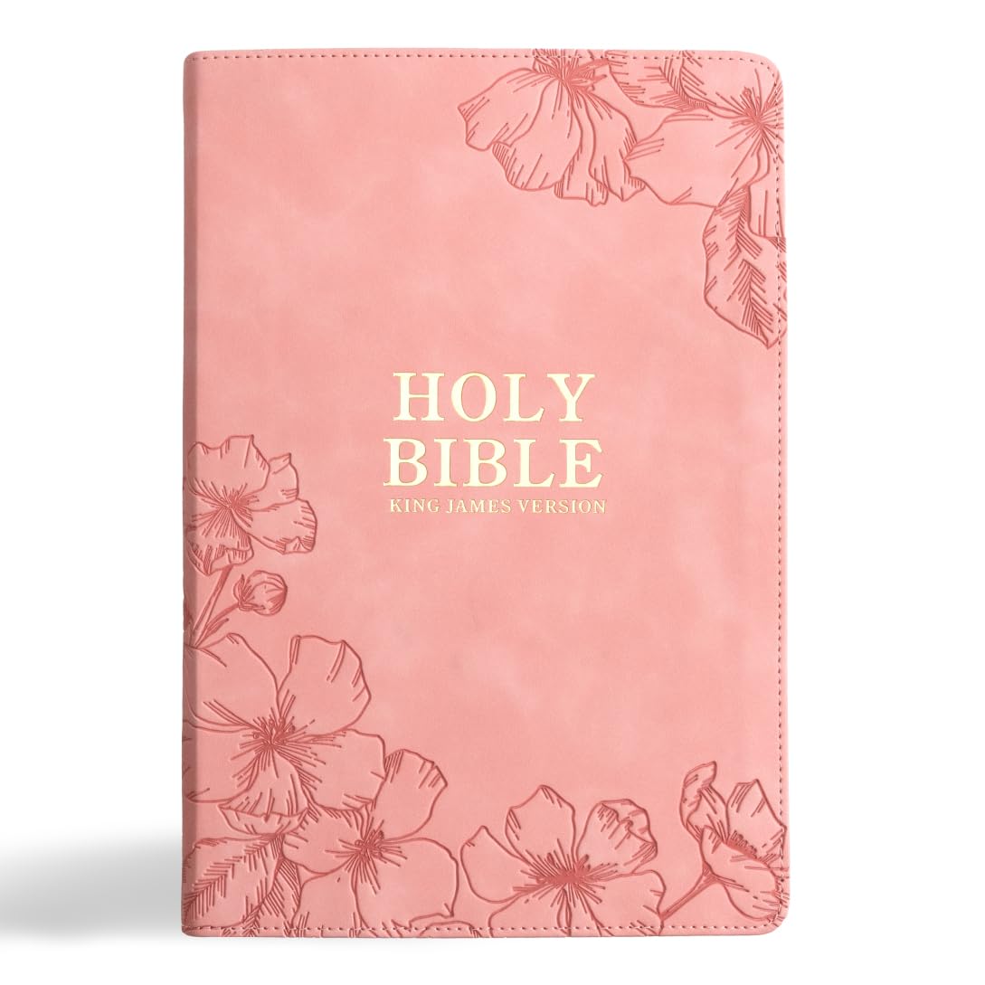 KJV Soft Pink Floral bible