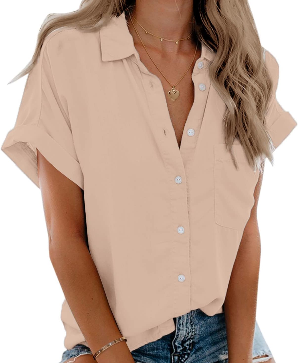 Classic Button-Down Pocket Shirt