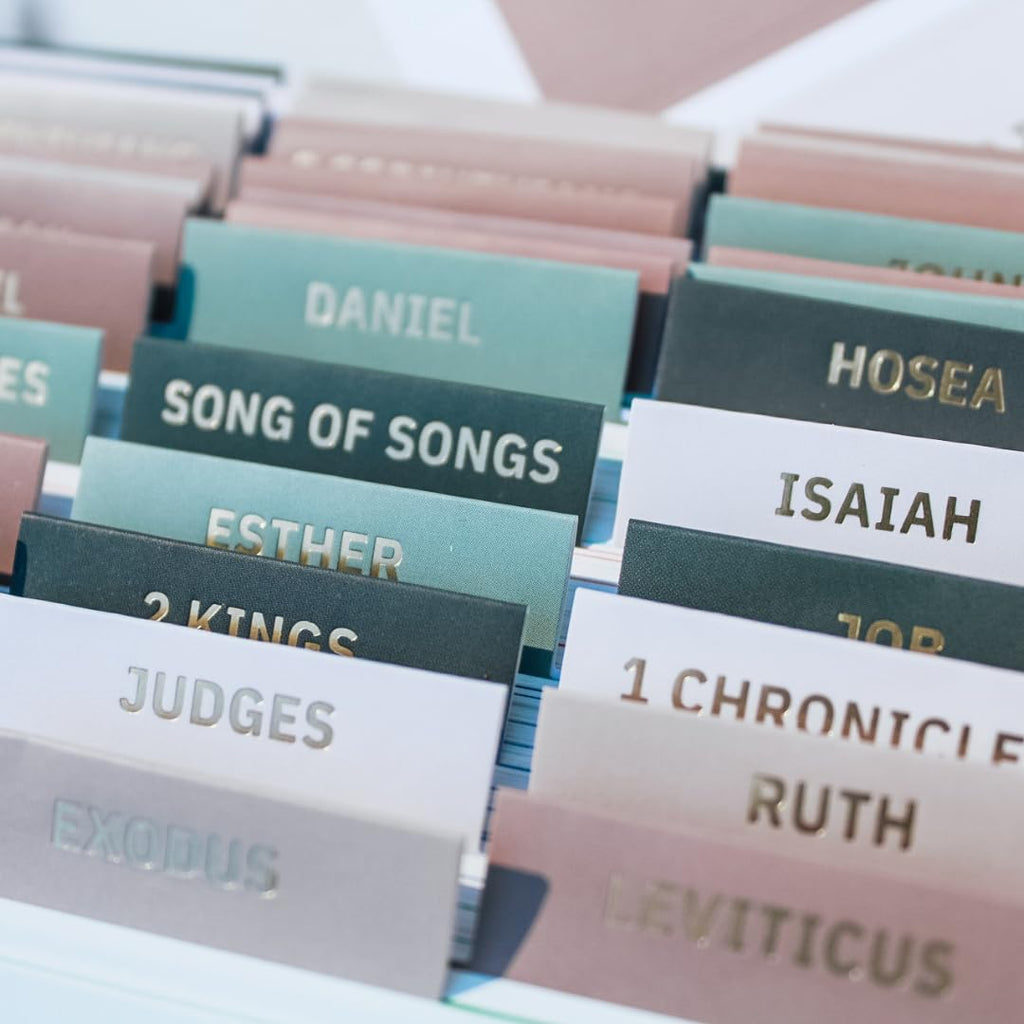 Laminated Bible Tabs, Earth Tone, Gold foil