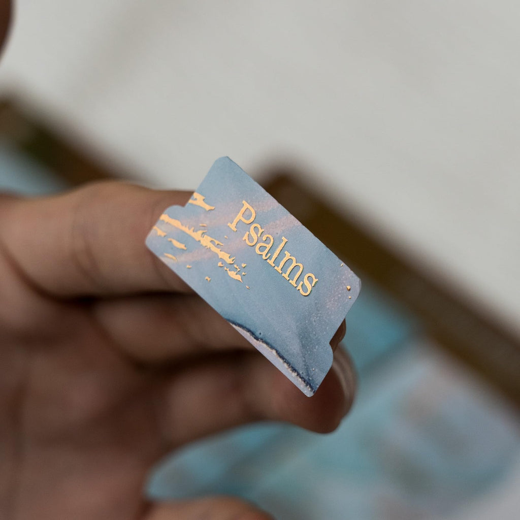 Bible Tabs (Blue and Floral)