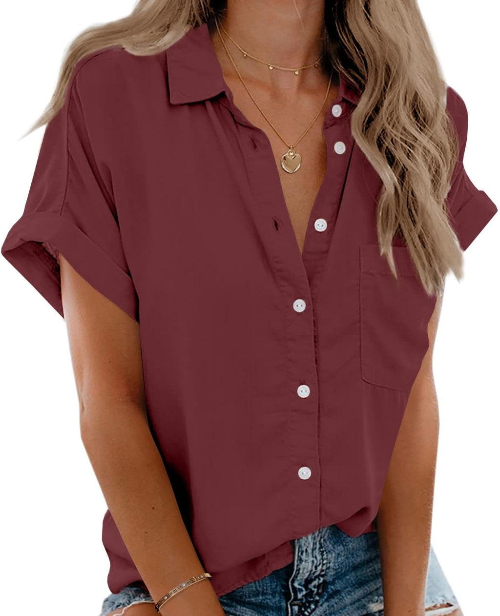 Classic Button-Down Pocket Shirt