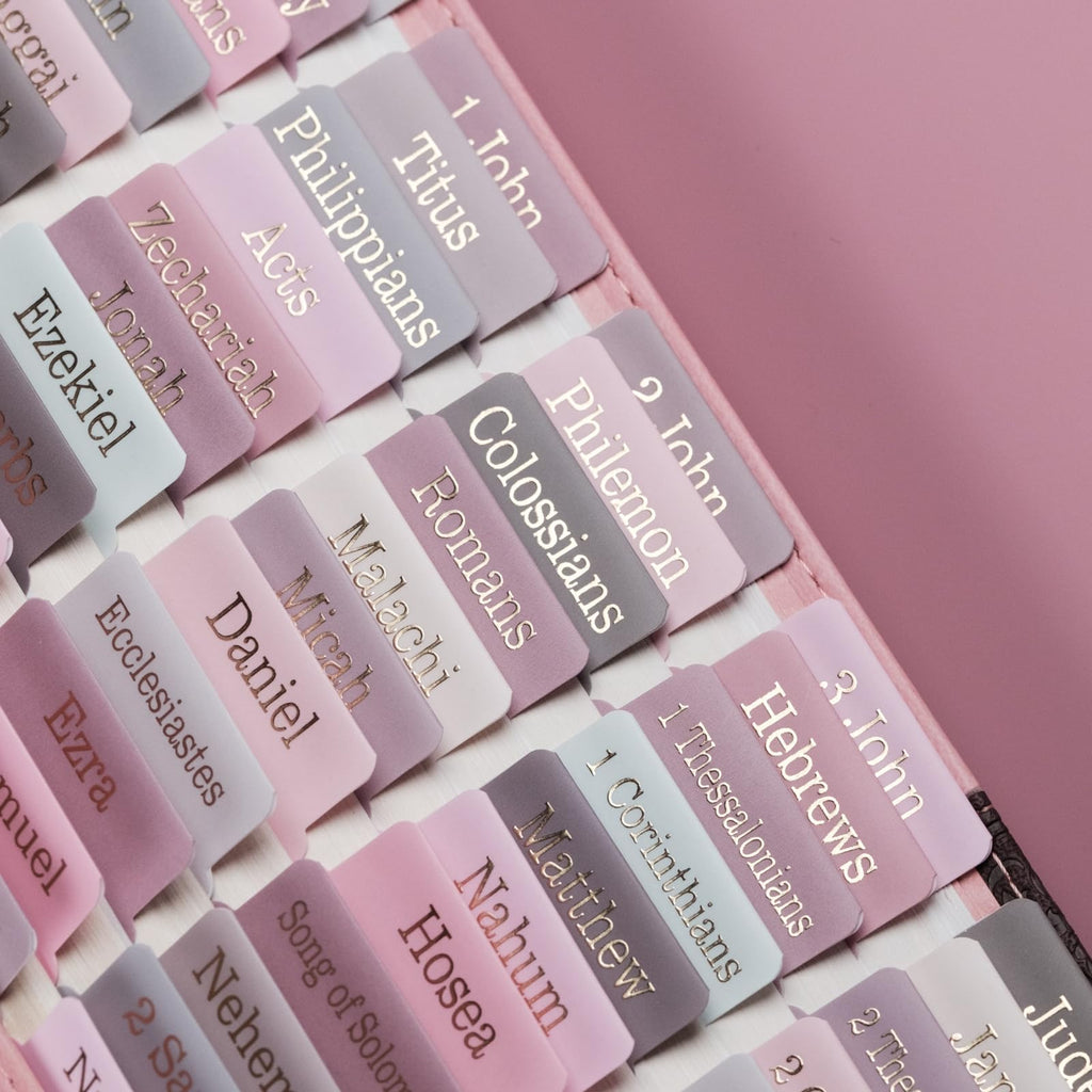 Bible Tabs (Blue and Floral)