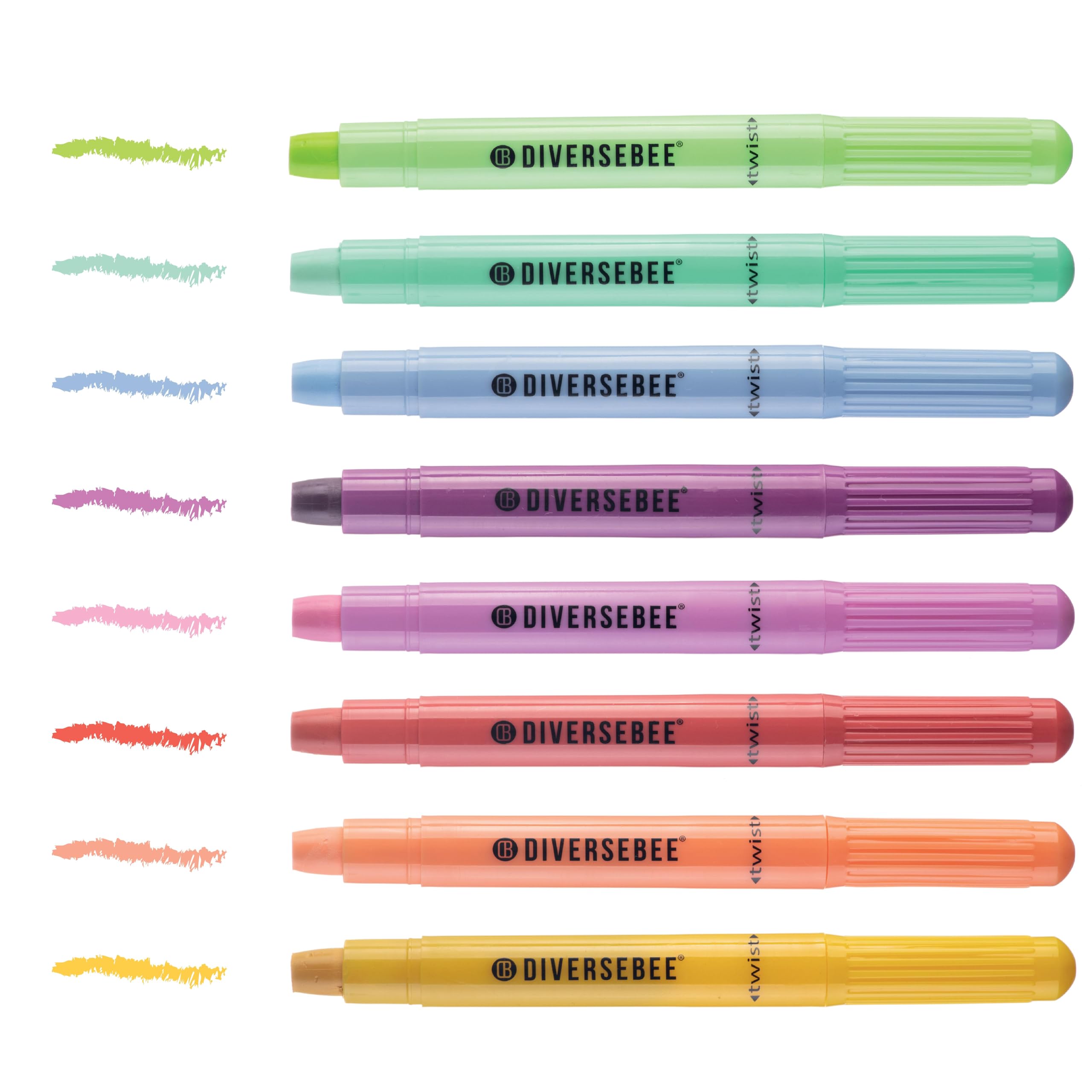DIVERSEBEE Bible Highlighters, 8 pack