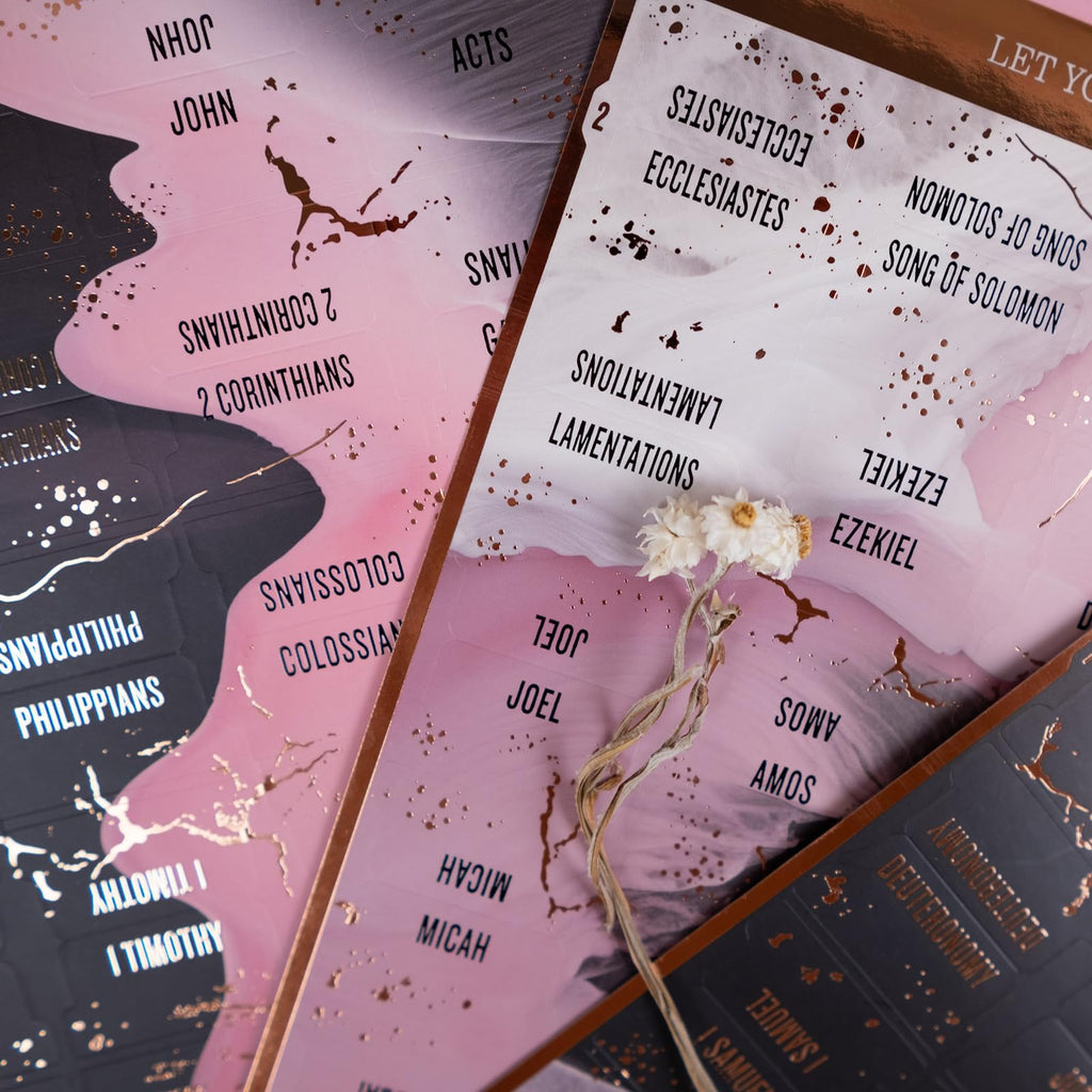 Bible Tabs (Blue and Floral)