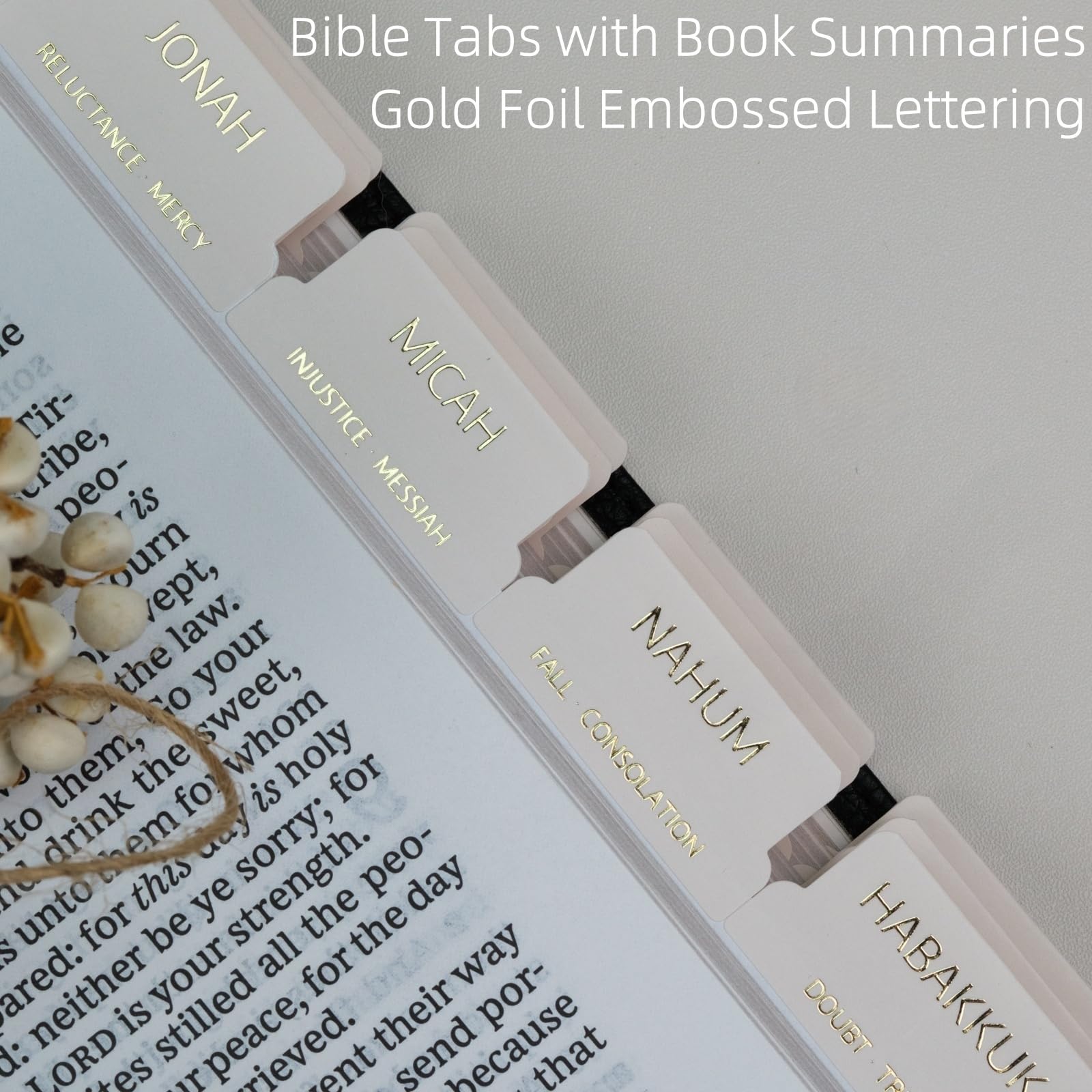 Bible Tabs (Blue and Floral)