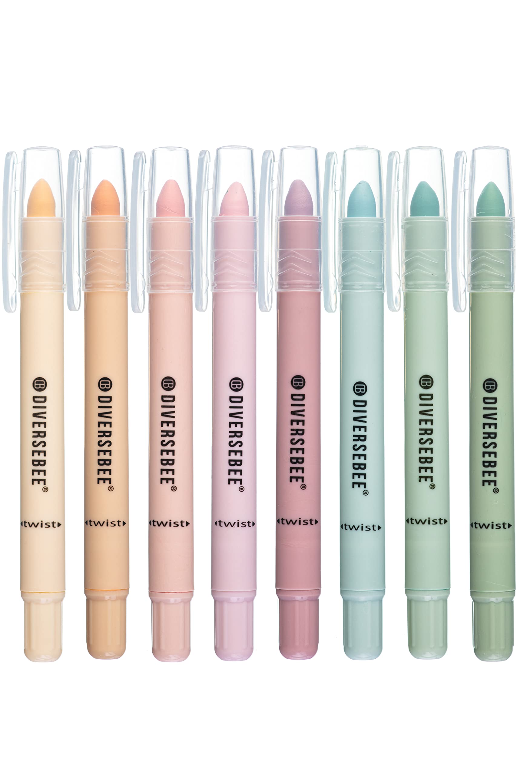 DIVERSEBEE Bible Highlighters, 8 pack