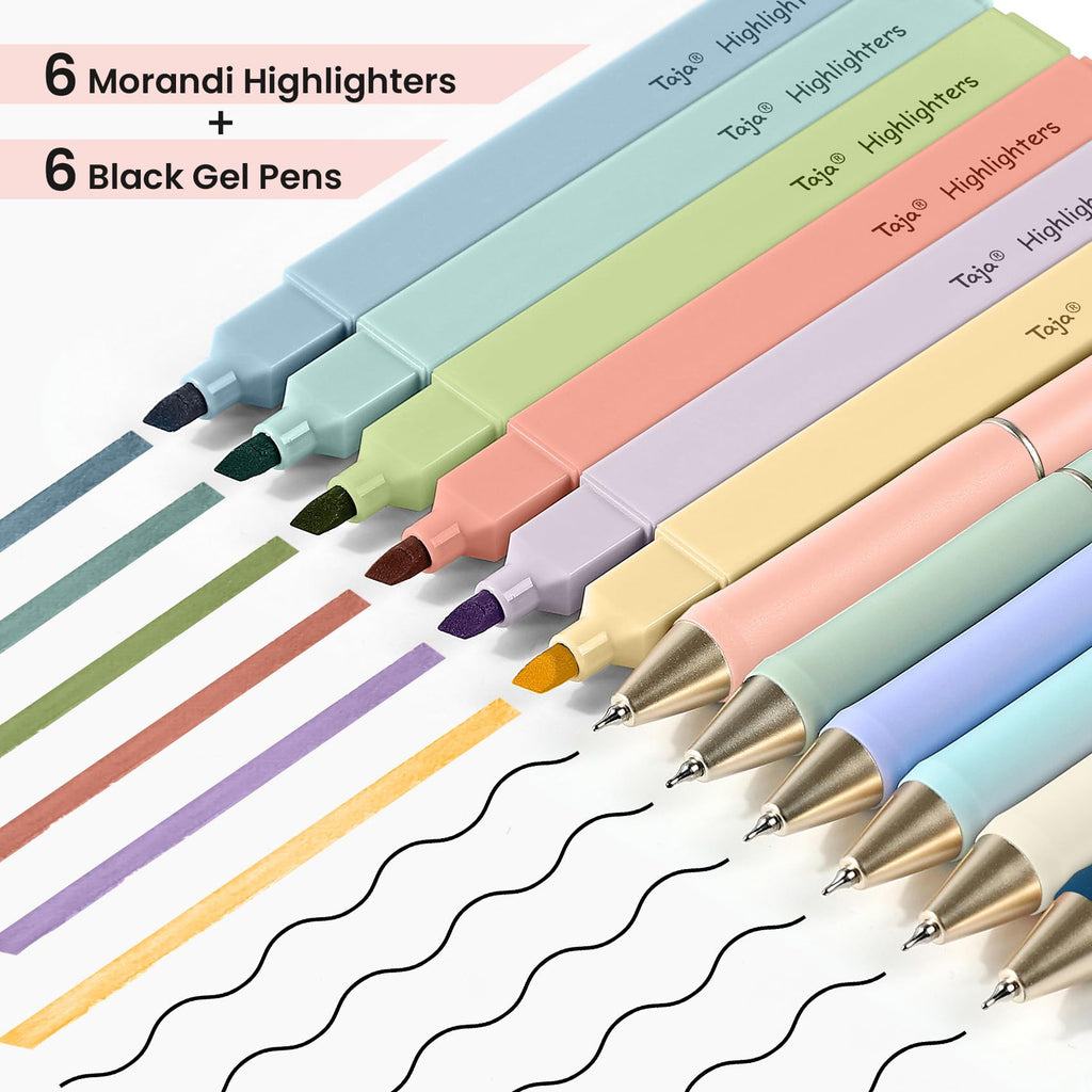 Taja Bible Highlighters and Pens Set No Bleed