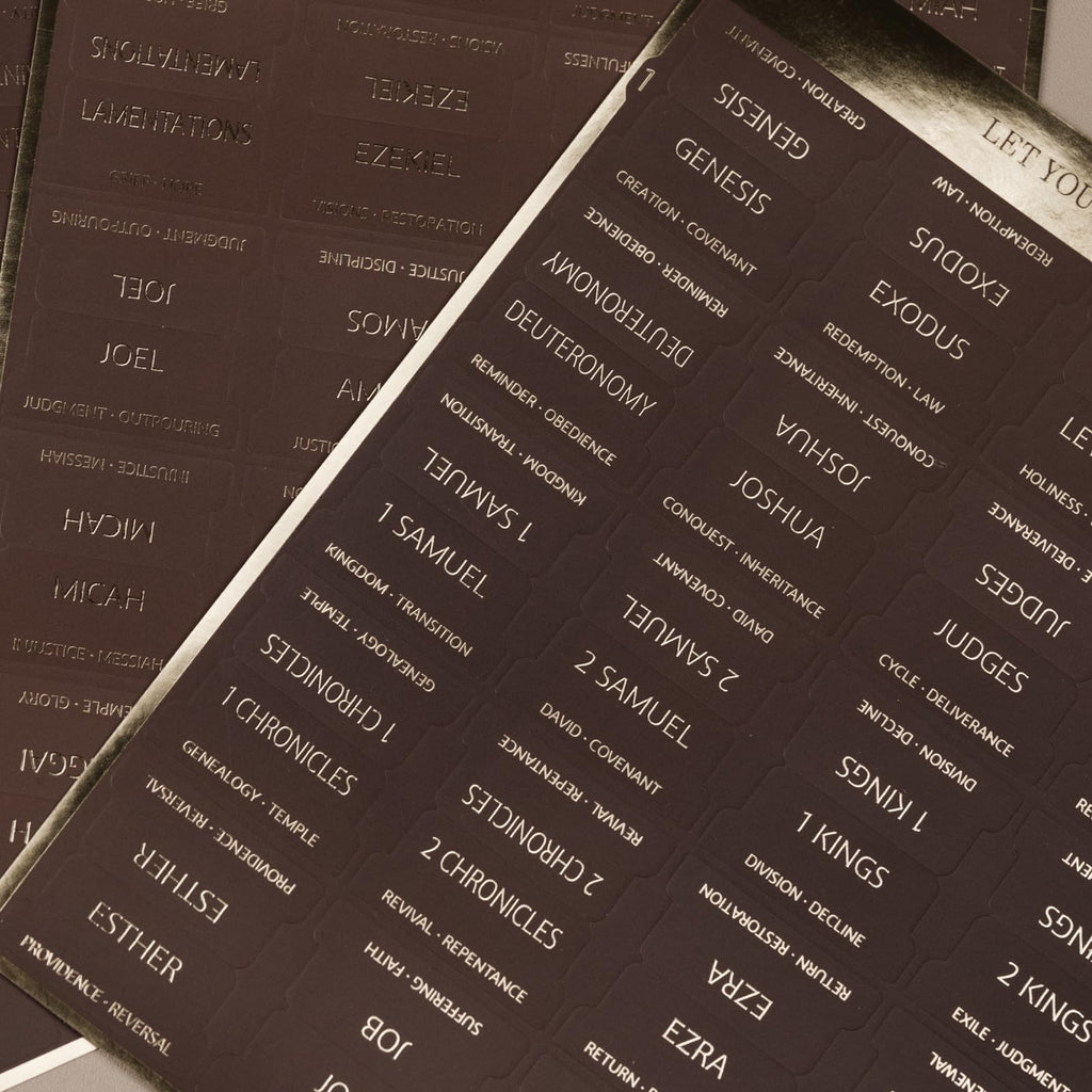 Bible Tabs (Blue and Floral)