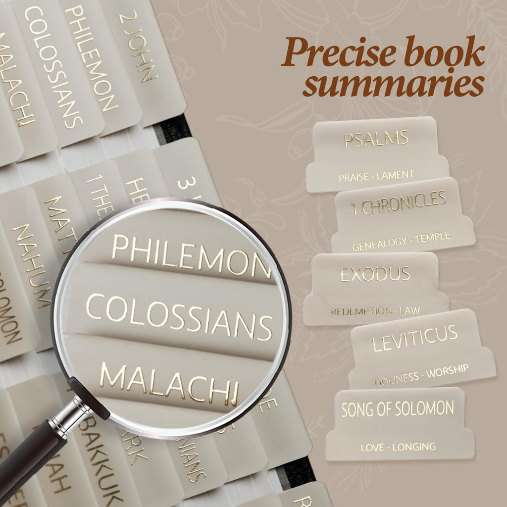 Bible Tabs (Blue and Floral)