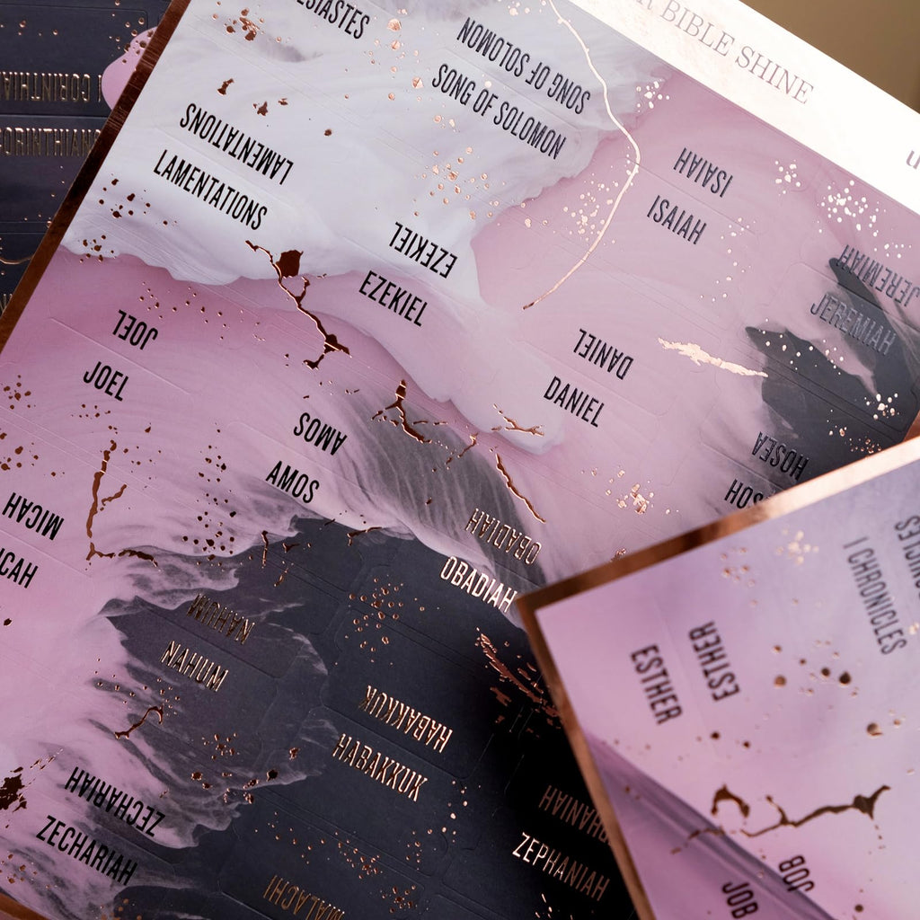 Bible Tabs (Blue and Floral)