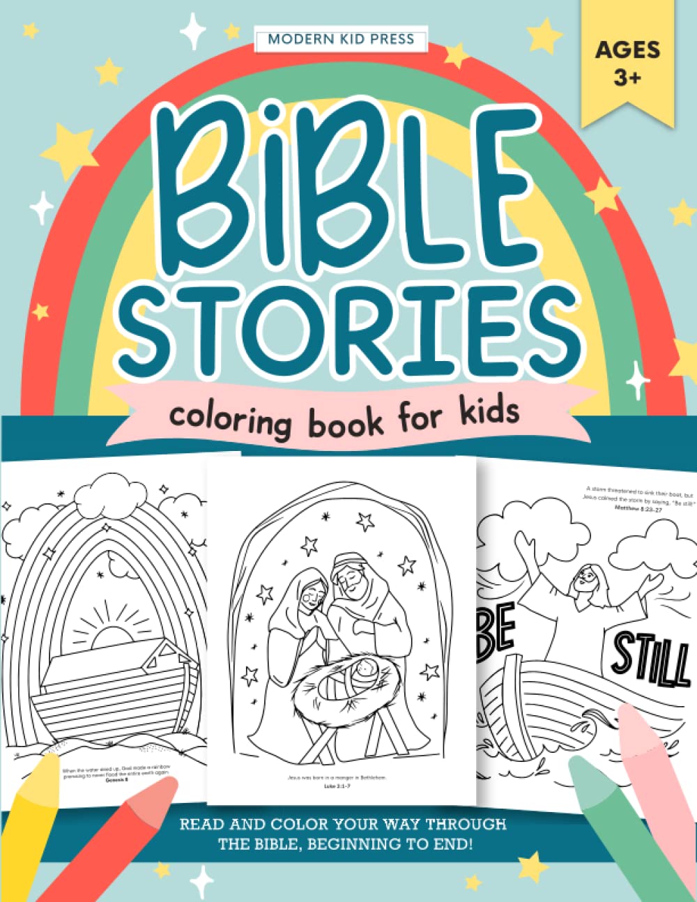 The Bible Stories Coloring Book for Kids