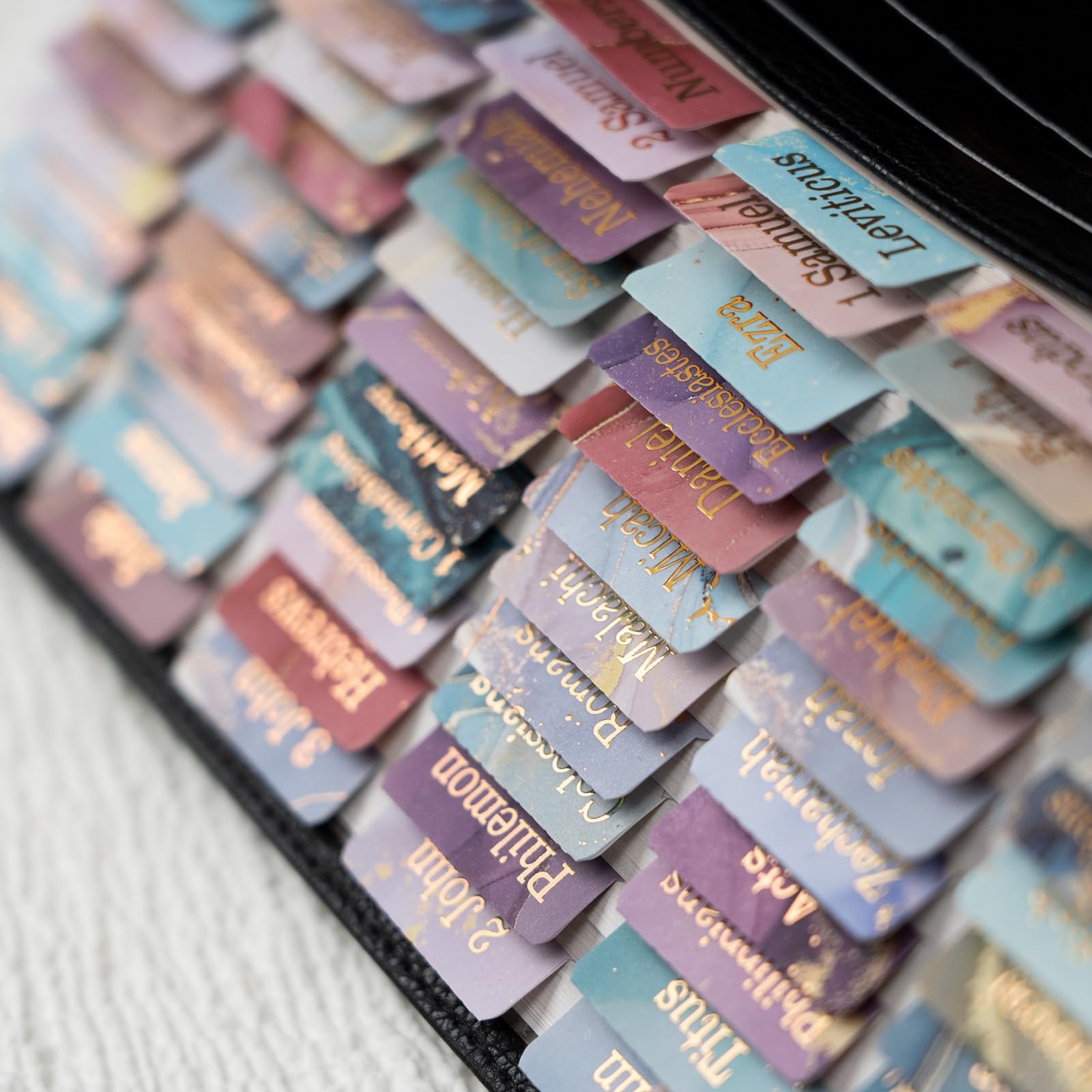 Bible Tabs (Blue and Floral)