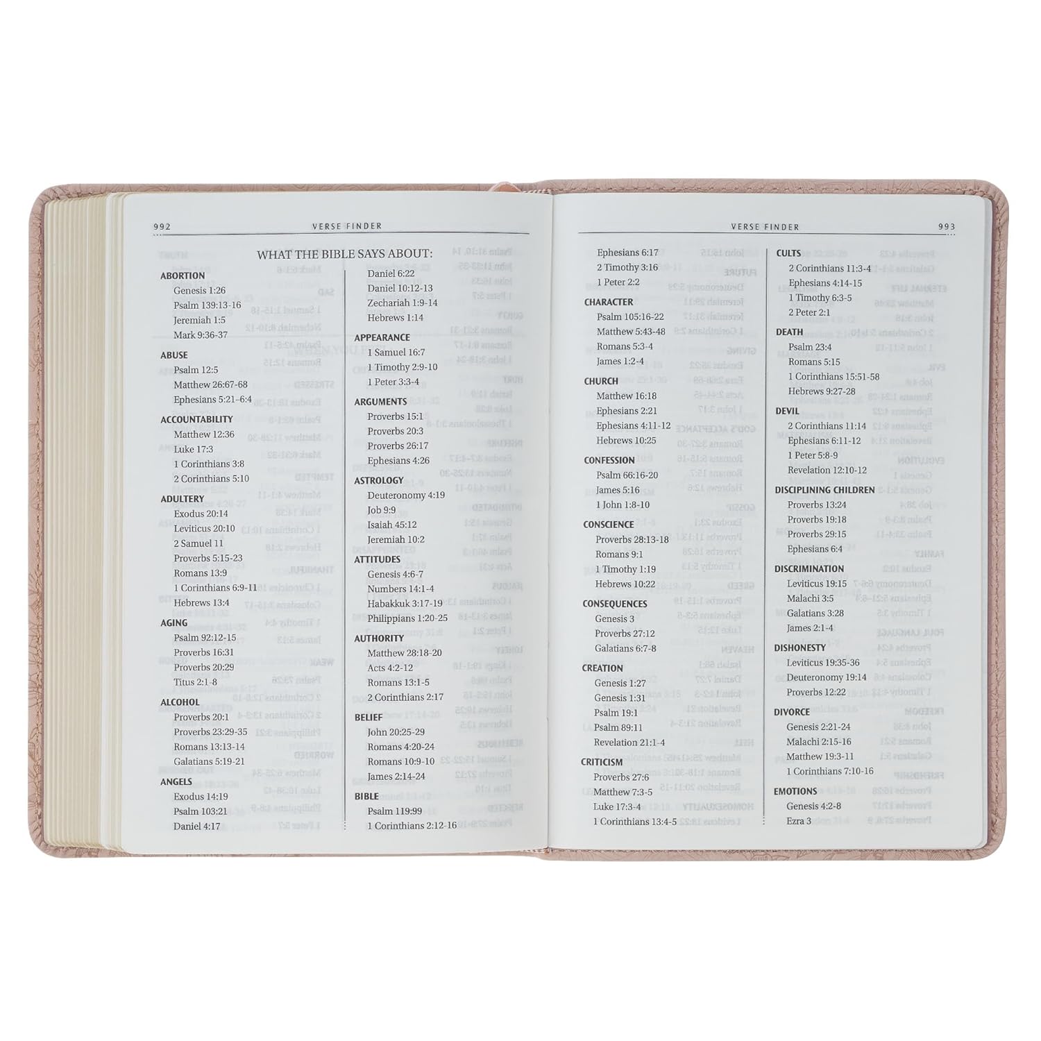 KJV Holy Bible, Pink