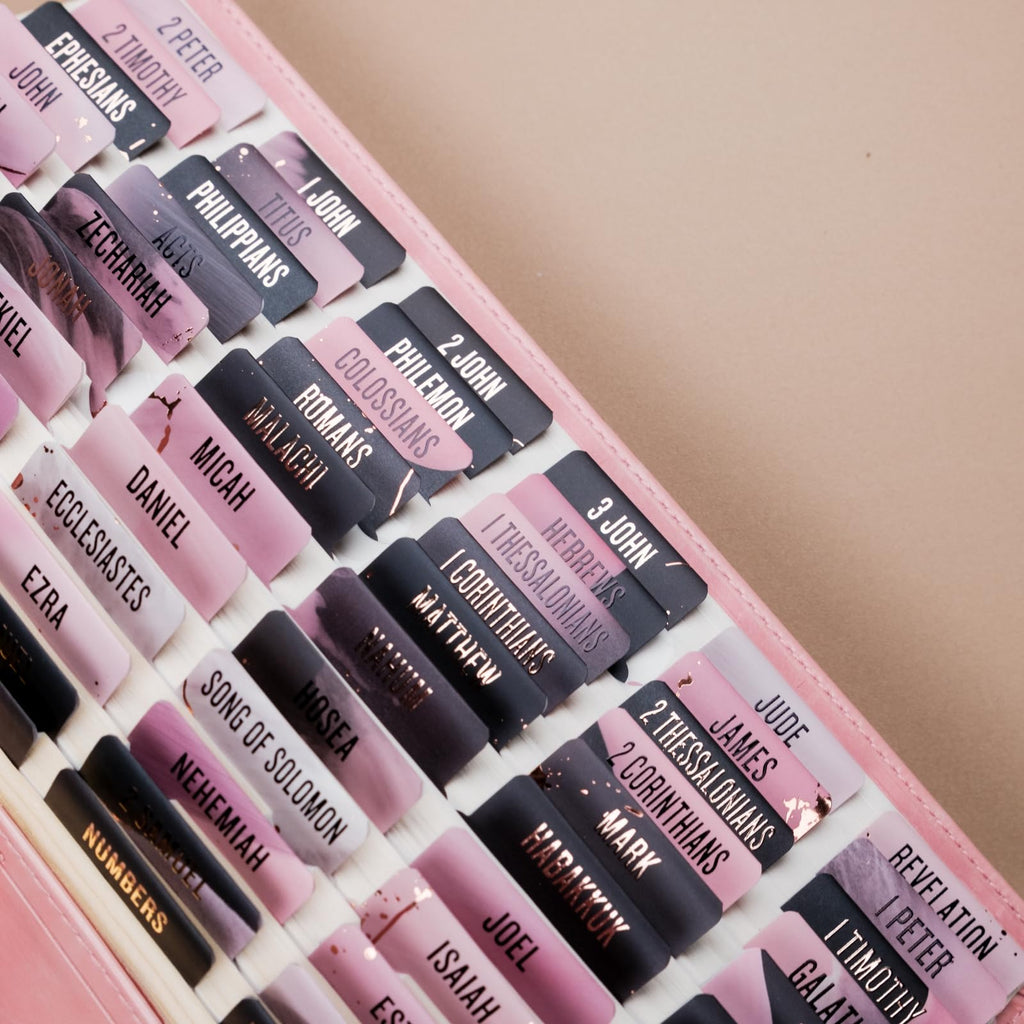 Bible Tabs (Blue and Floral)