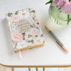 KJV Holy Bible, Gray Floral