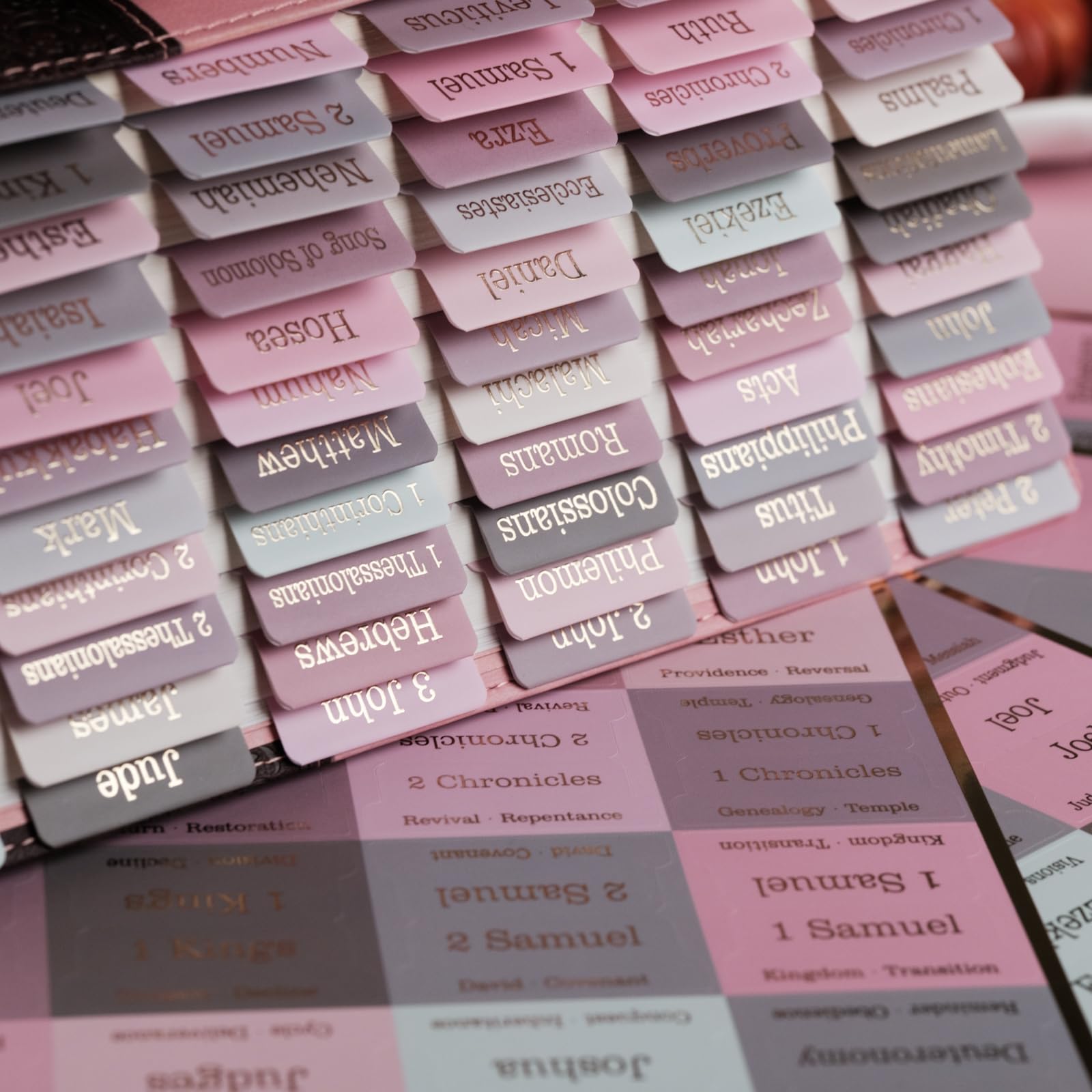 Bible Tabs (Blue and Floral)