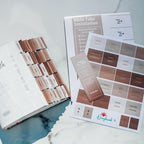 Laminated Bible Tabs, Earth Tone, Gold foil