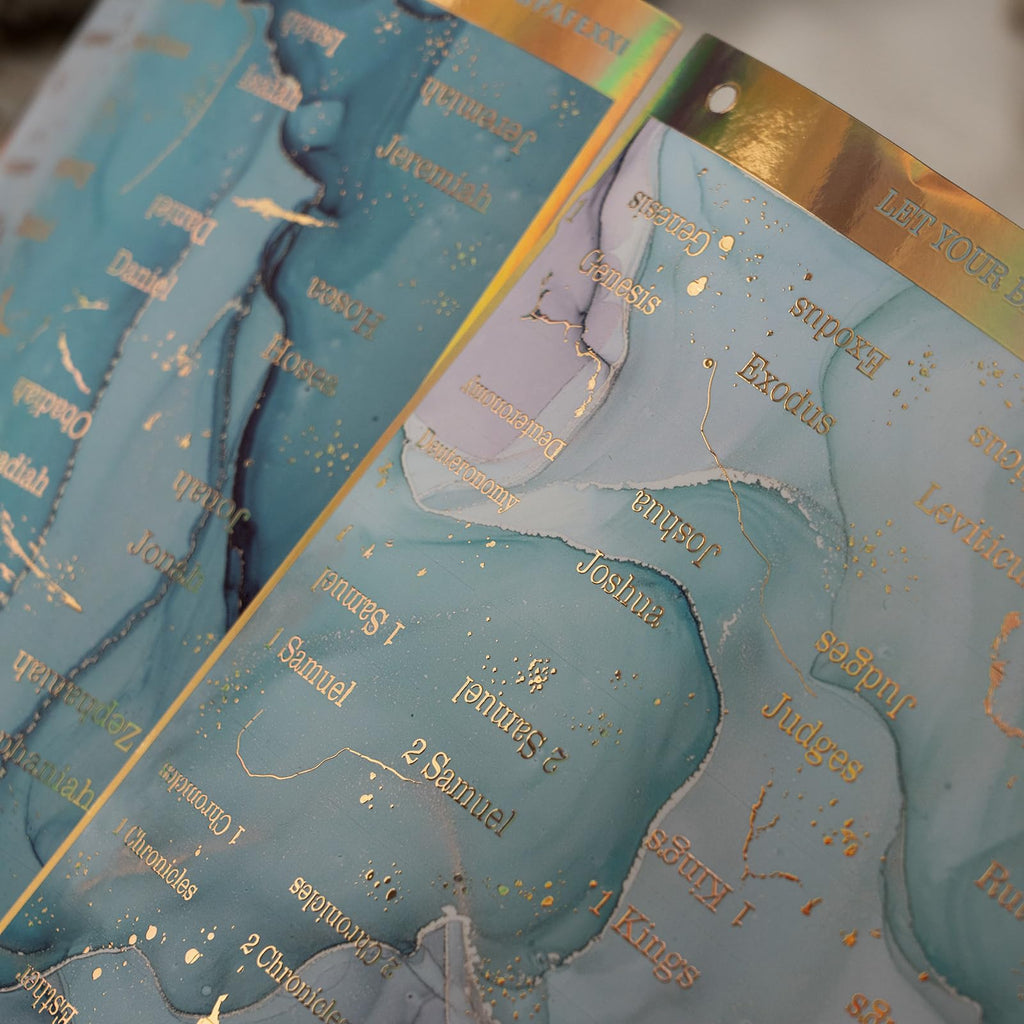 Bible Tabs (Blue and Floral)