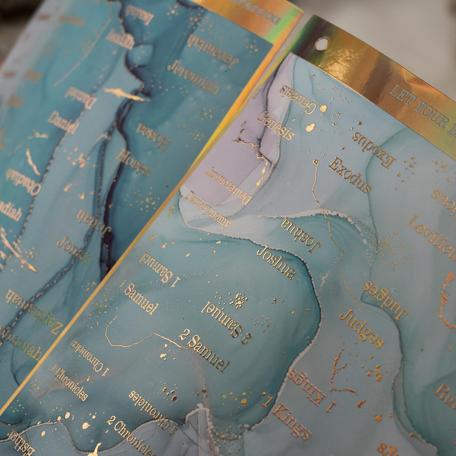 Bible Tabs (Blue and Floral)