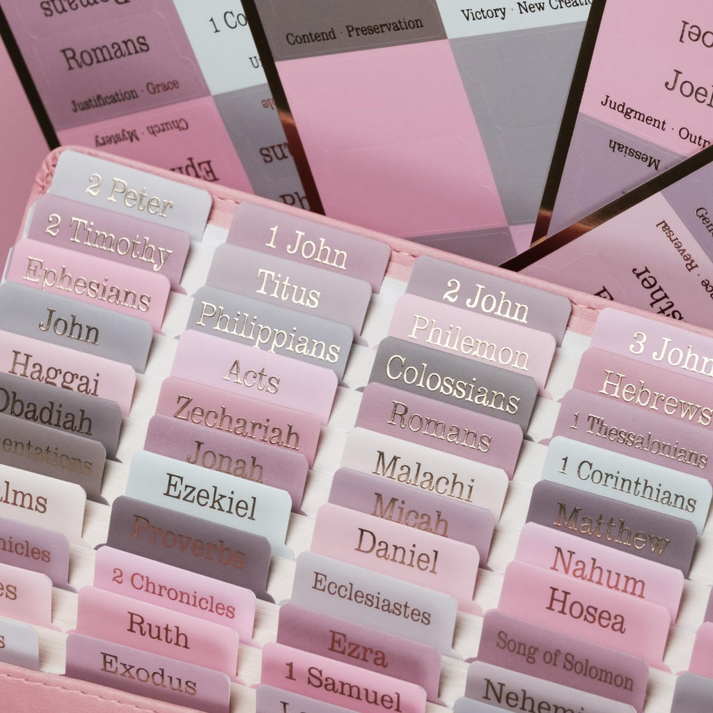 Bible Tabs (Blue and Floral)