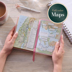 KJV Holy Bible, Compact Large Print Faux Leather Red Letter Edition Ribbon Marker, King James Version, Ballet Pink (KJV Compact LP Editions)