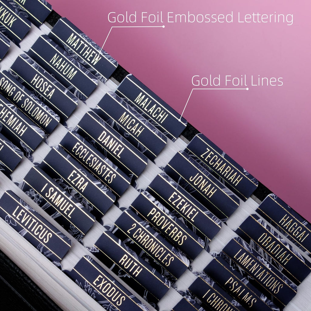 Bible Tabs (Blue and Floral)