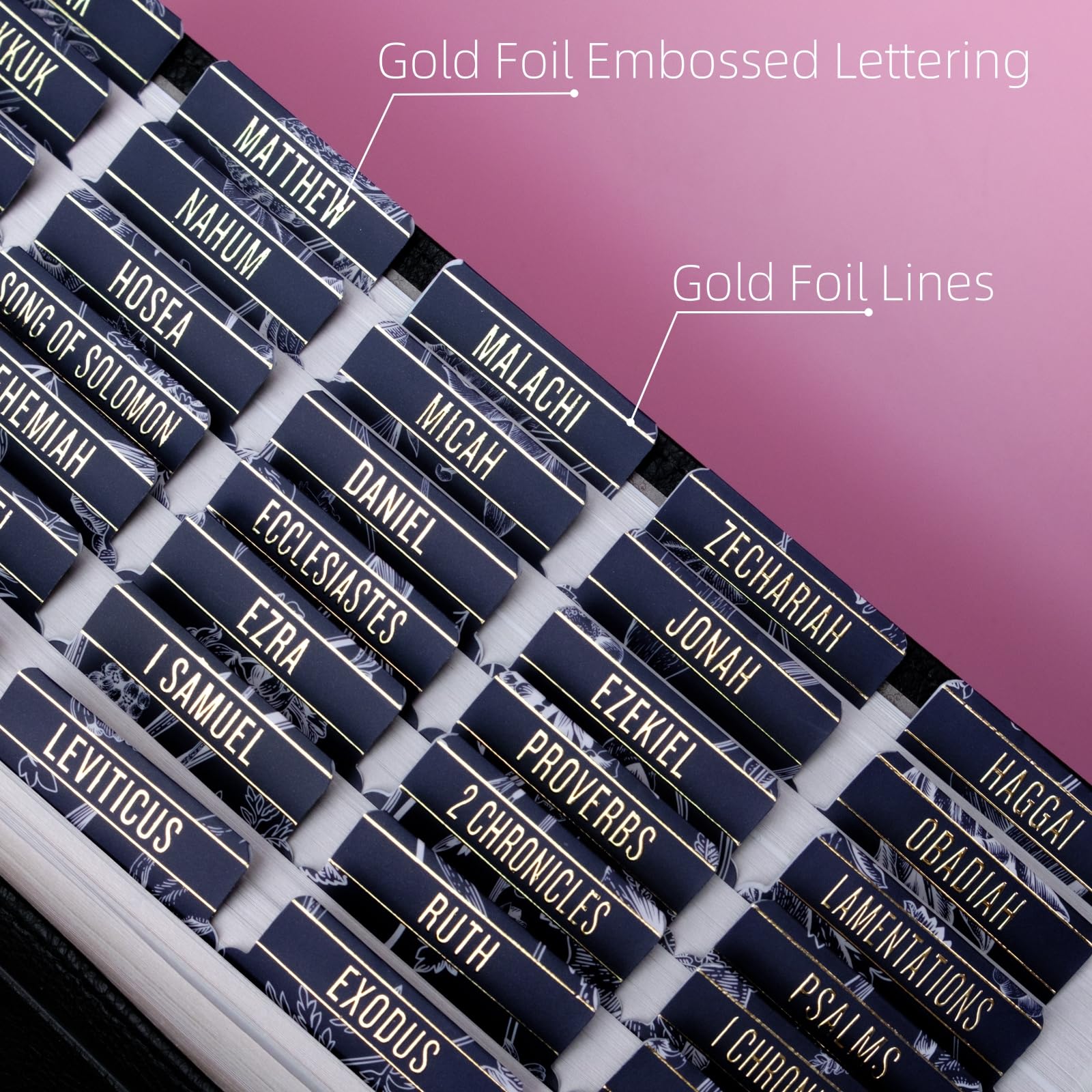 Bible Tabs (Blue and Floral)