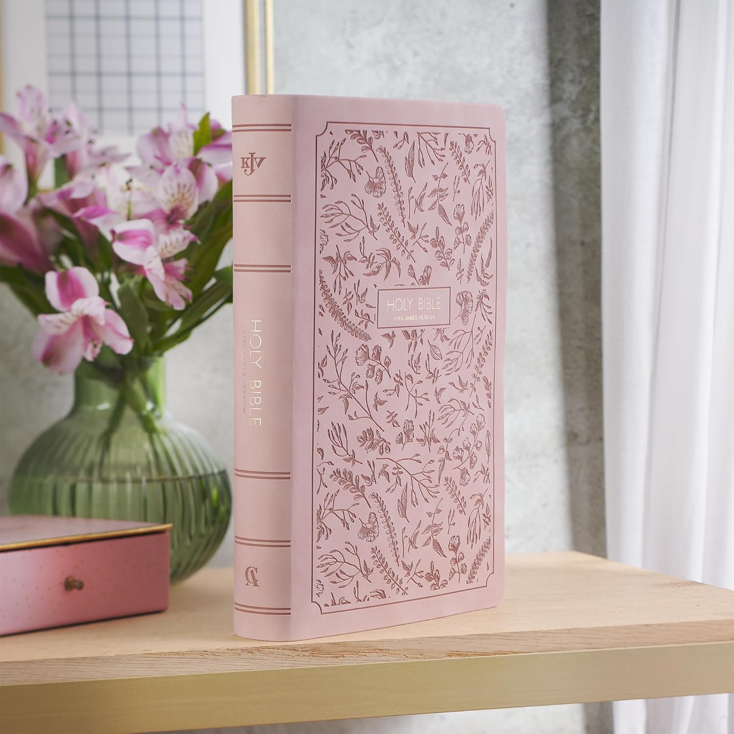 KJV Holy Bible, Blush Pink