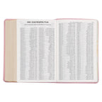 KJV Holy Bible, Compact Large Print Faux Leather Red Letter Edition Ribbon Marker, King James Version, Ballet Pink (KJV Compact LP Editions)
