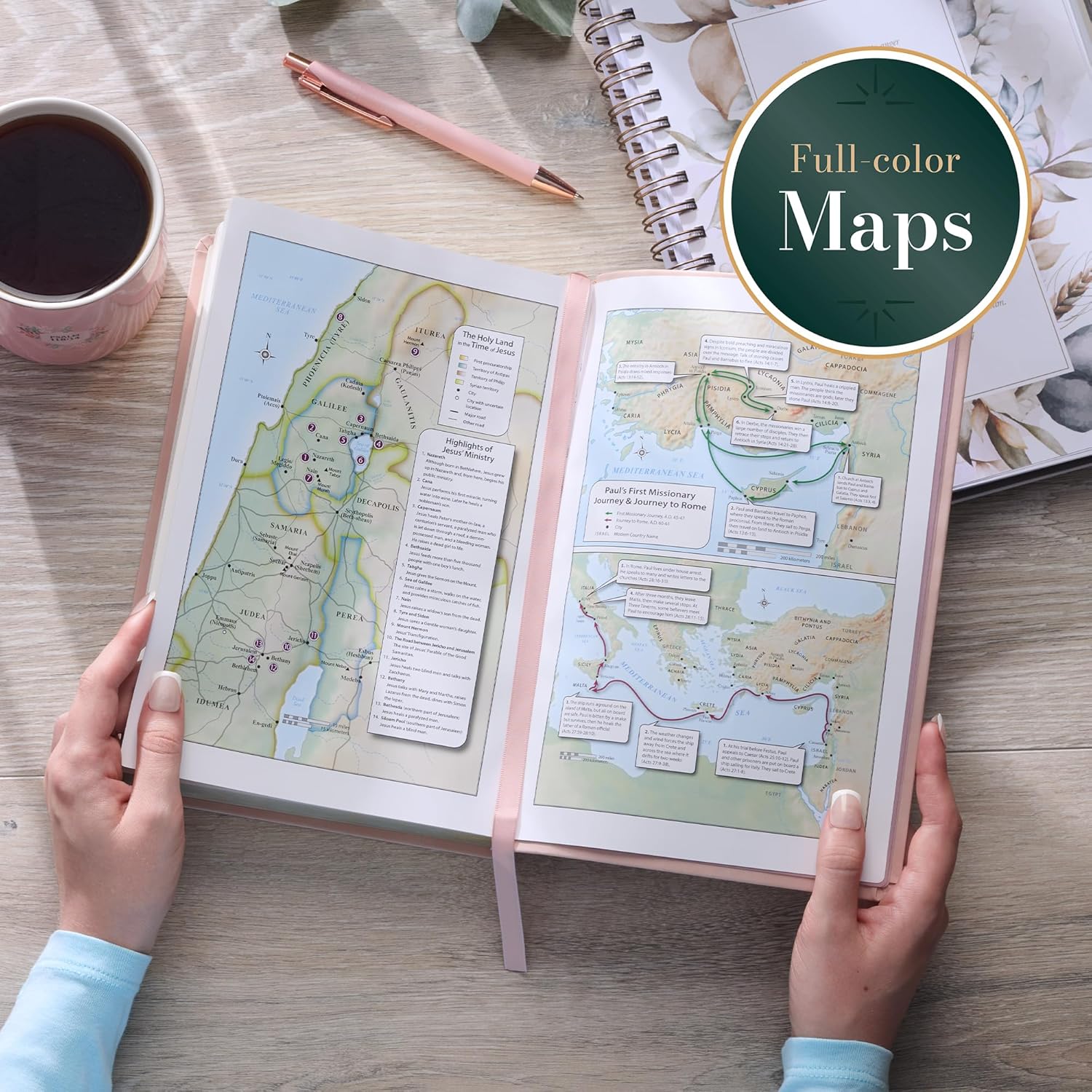 KJV Holy Bible, Blush Pink