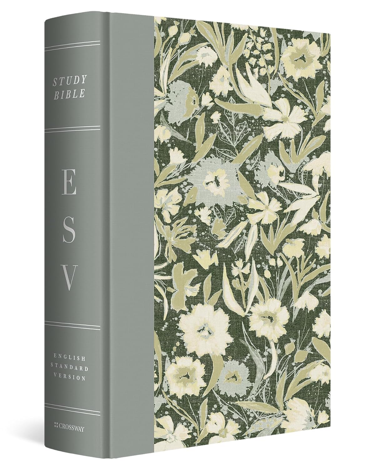 ESV Study Bible floral cloth cover