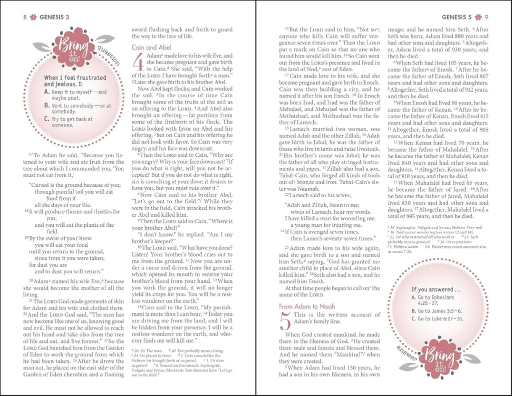 NIV, Ultimate Bible for Girls, Faithgirlz Edition, Hardcover