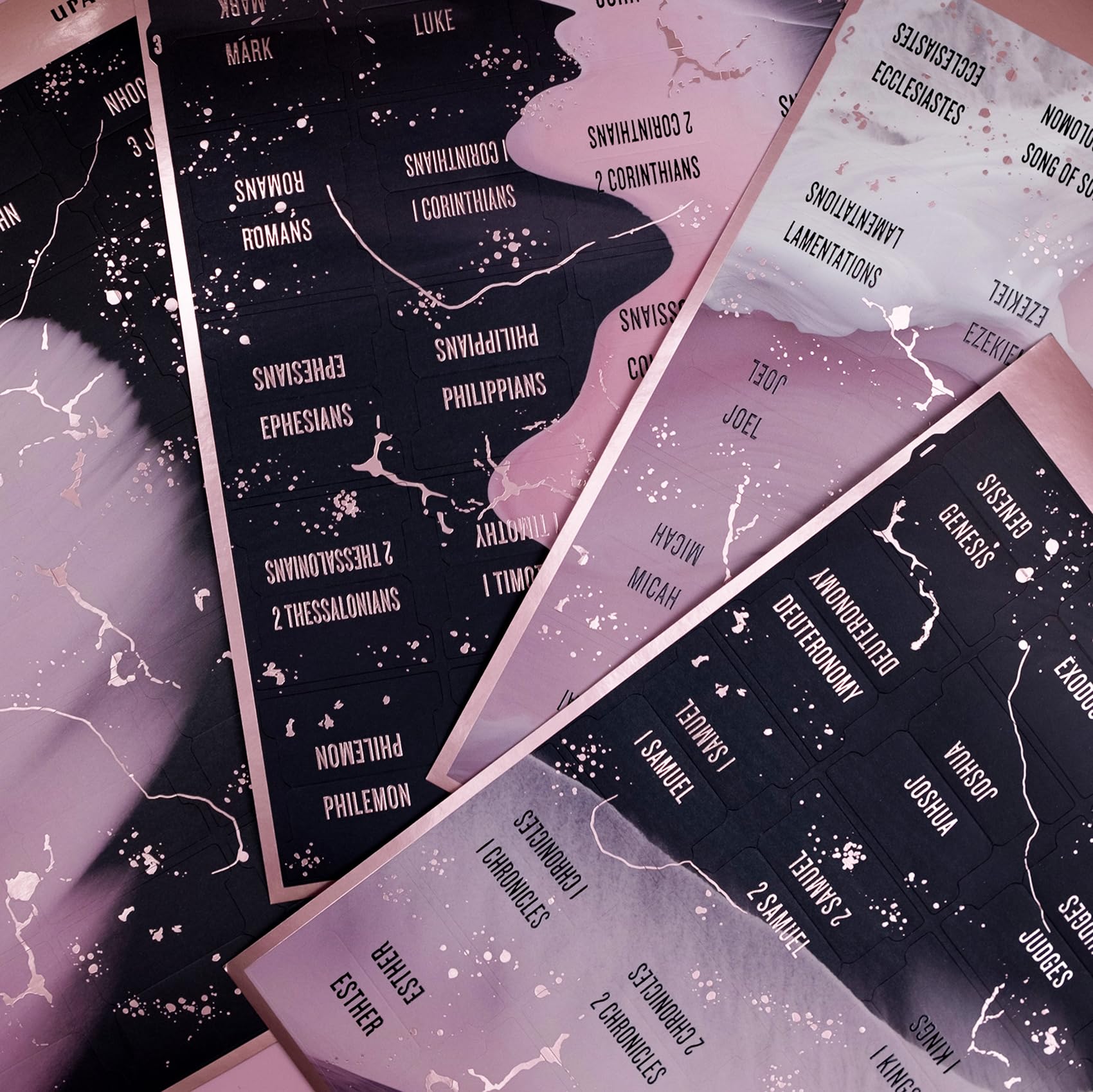 Bible Tabs (Blue and Floral)