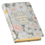 KJV Holy Bible, Gray Floral