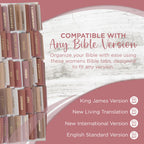 Laminated Bible Tabs, Earth Tone, Gold foil