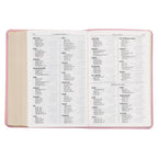 KJV Holy Bible, Compact Large Print Faux Leather Red Letter Edition Ribbon Marker, King James Version, Ballet Pink (KJV Compact LP Editions)