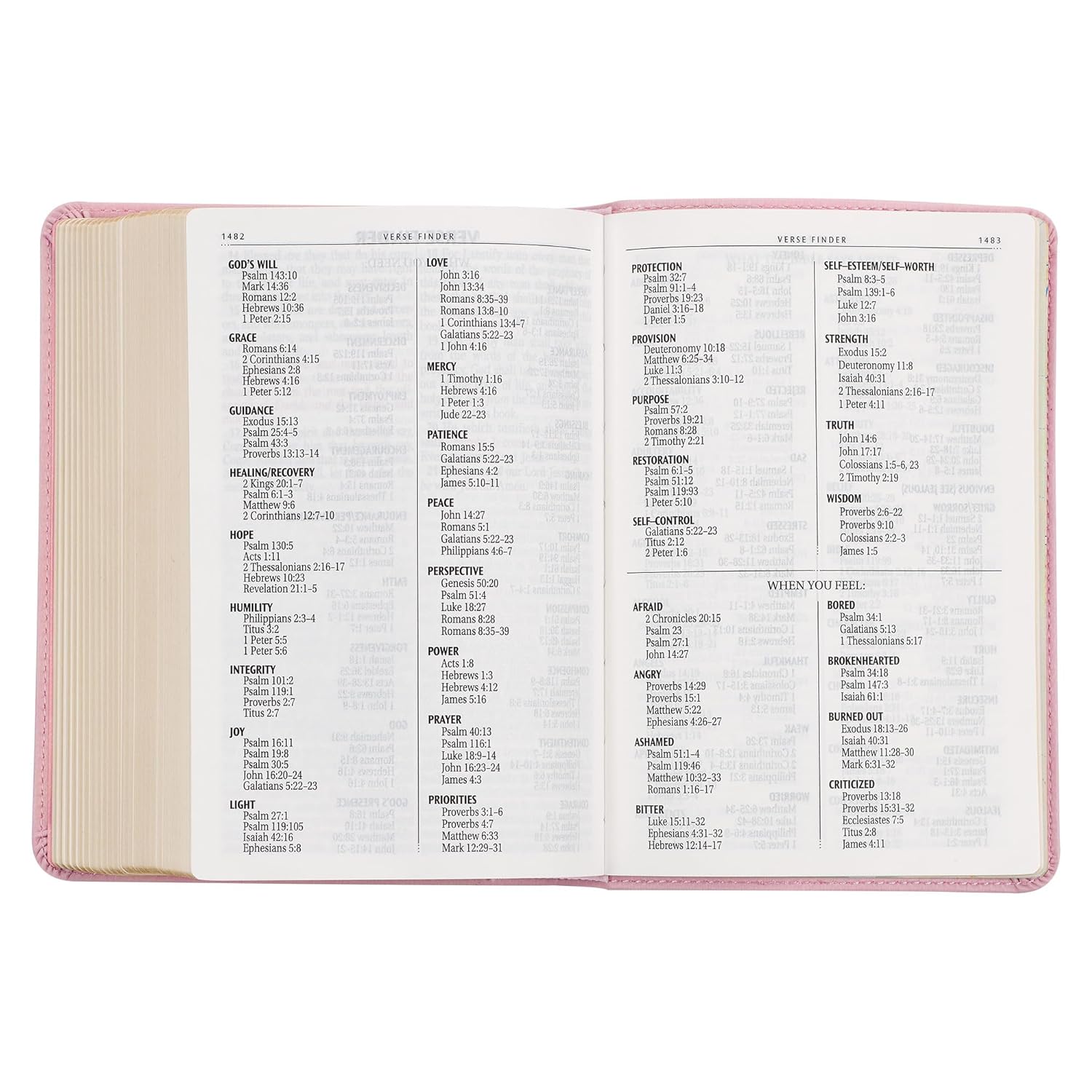 KJV Holy Bible, Compact Large Print Faux Leather Red Letter Edition Ribbon Marker, King James Version, Ballet Pink (KJV Compact LP Editions)