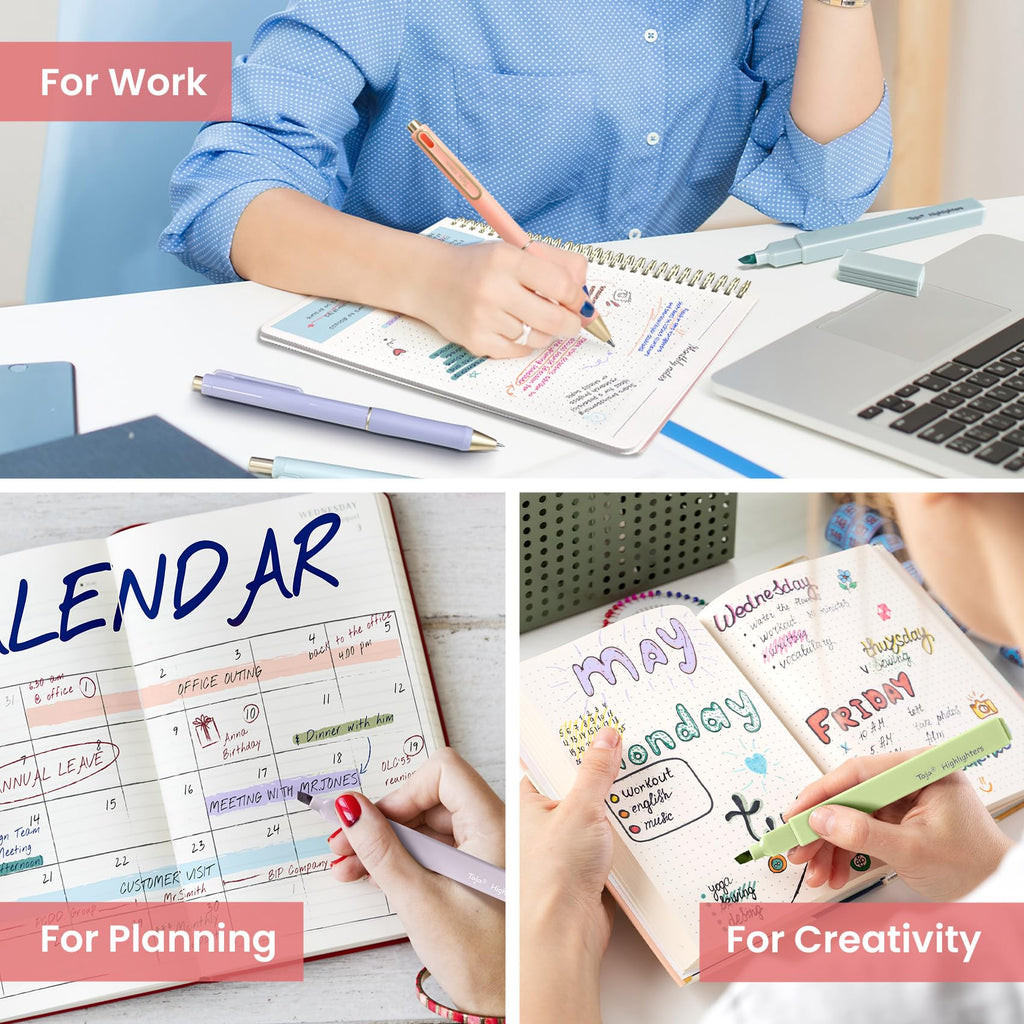 Taja Bible Highlighters and Pens Set No Bleed