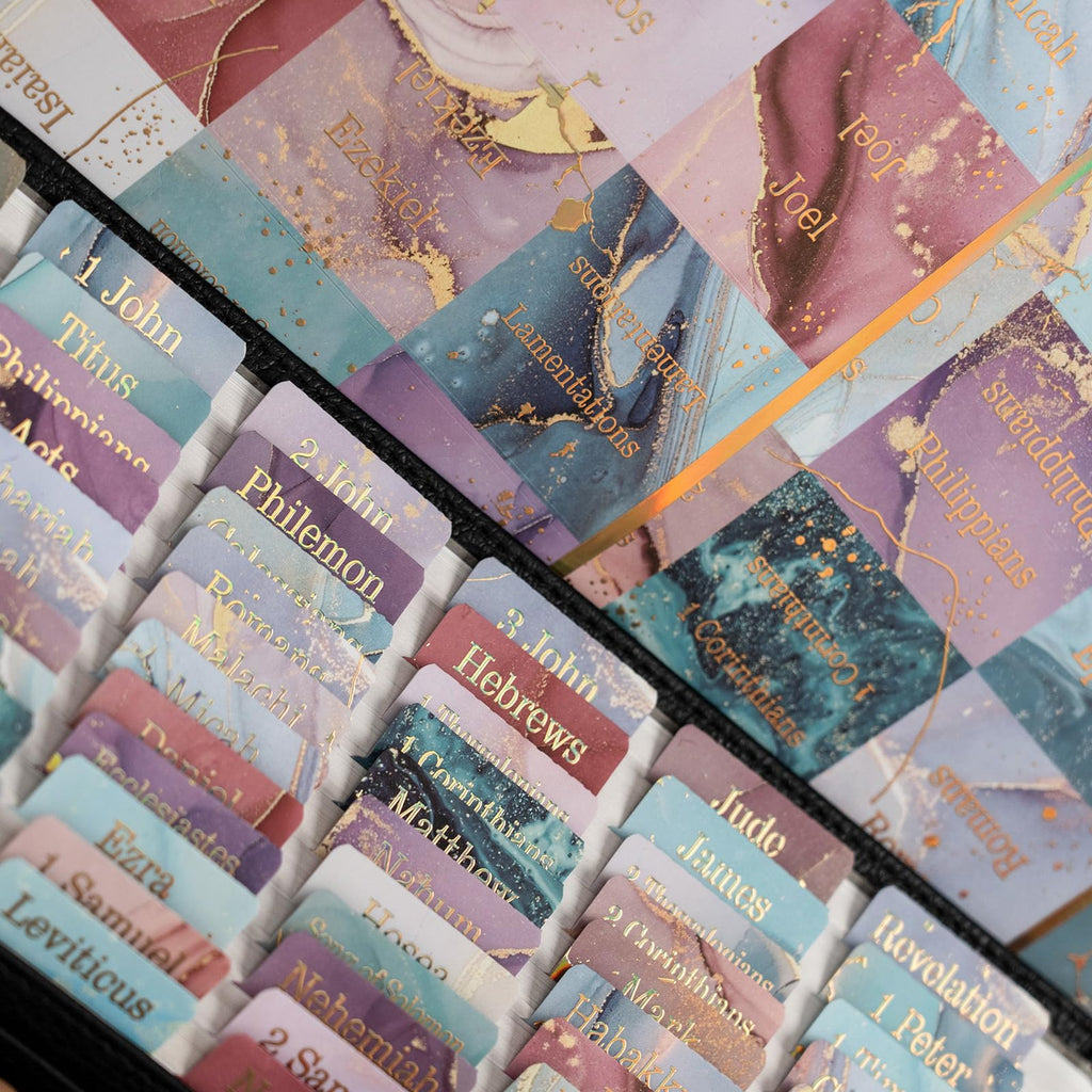 Bible Tabs (Blue and Floral)