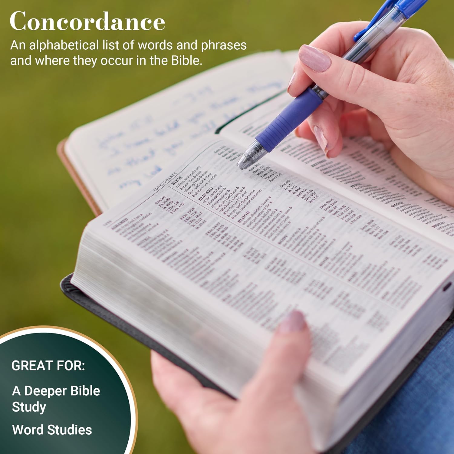 KJV Holy Bible, Compact Large Print Faux Leather Red Letter Edition Ribbon Marker, King James Version, Ballet Pink (KJV Compact LP Editions)