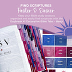 Laminated Bible Tabs, Earth Tone, Gold foil