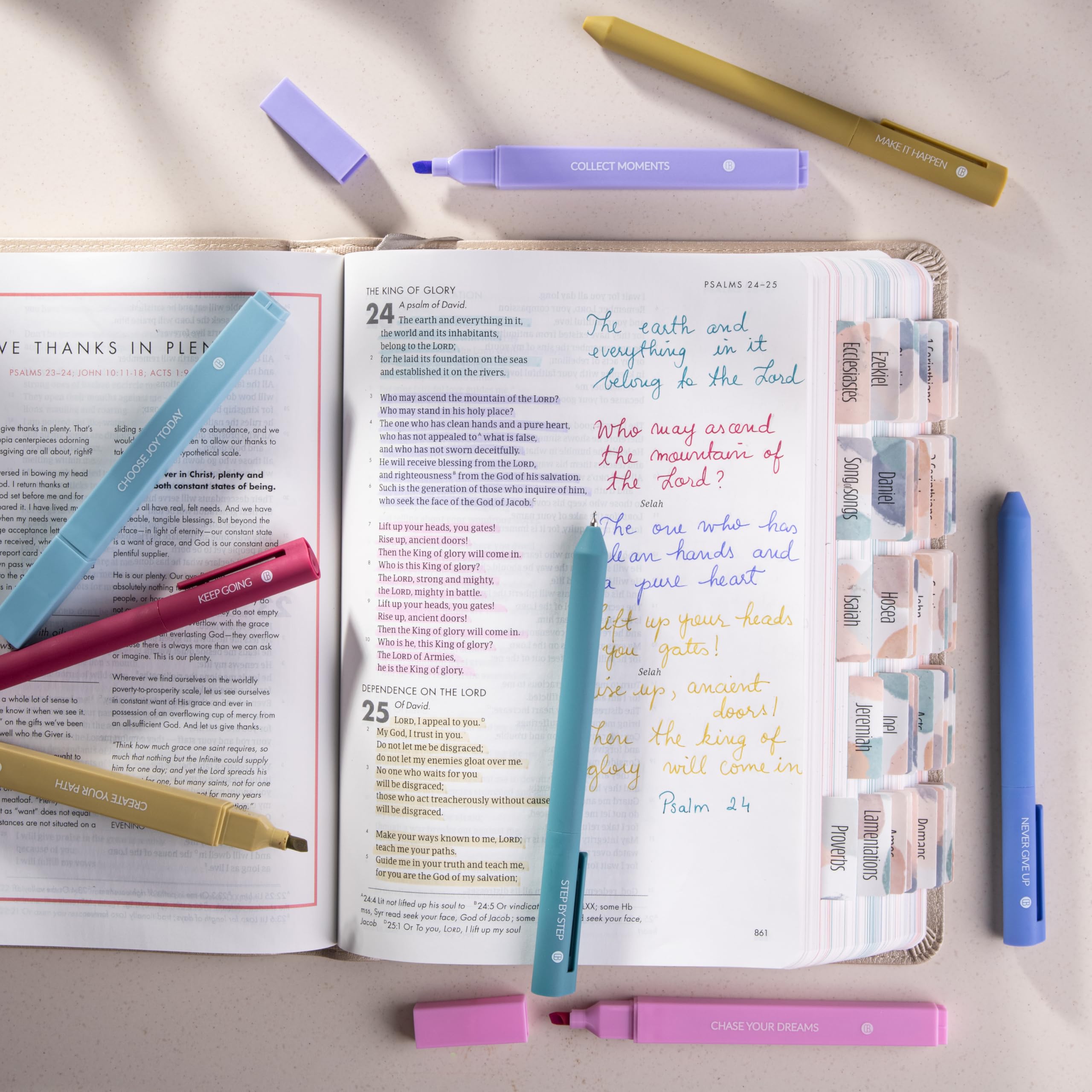 DIVERSEBEE Aesthetic Highlighters and Gel Pens, 8 pack