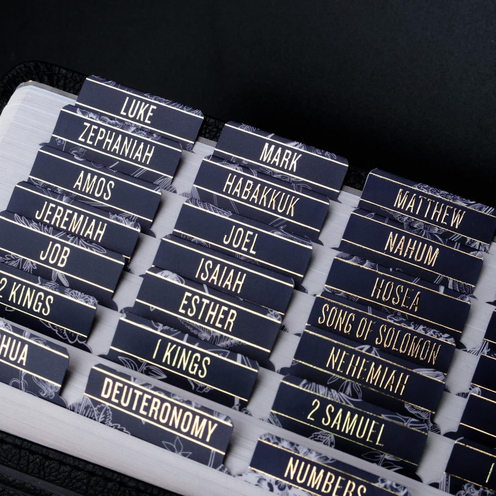 Bible Tabs (Blue and Floral)