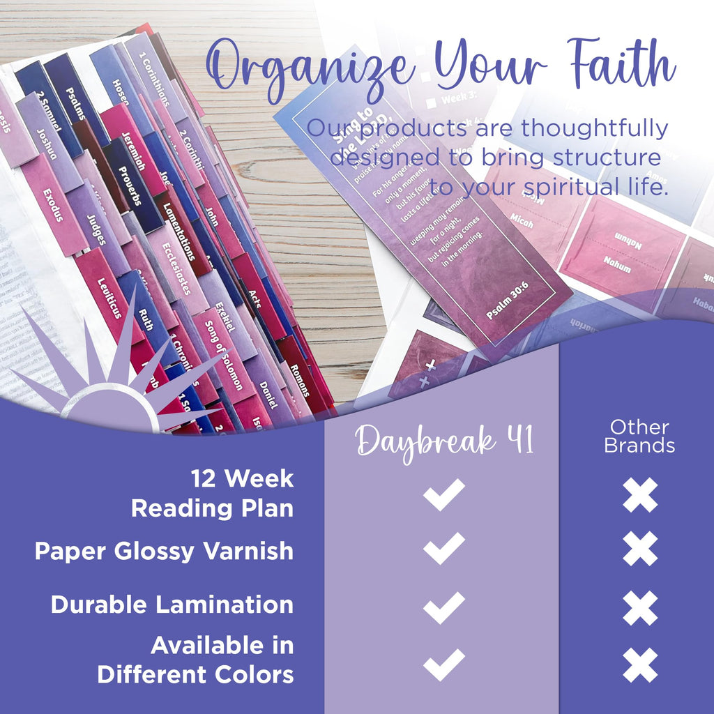 Laminated Bible Tabs, Earth Tone, Gold foil