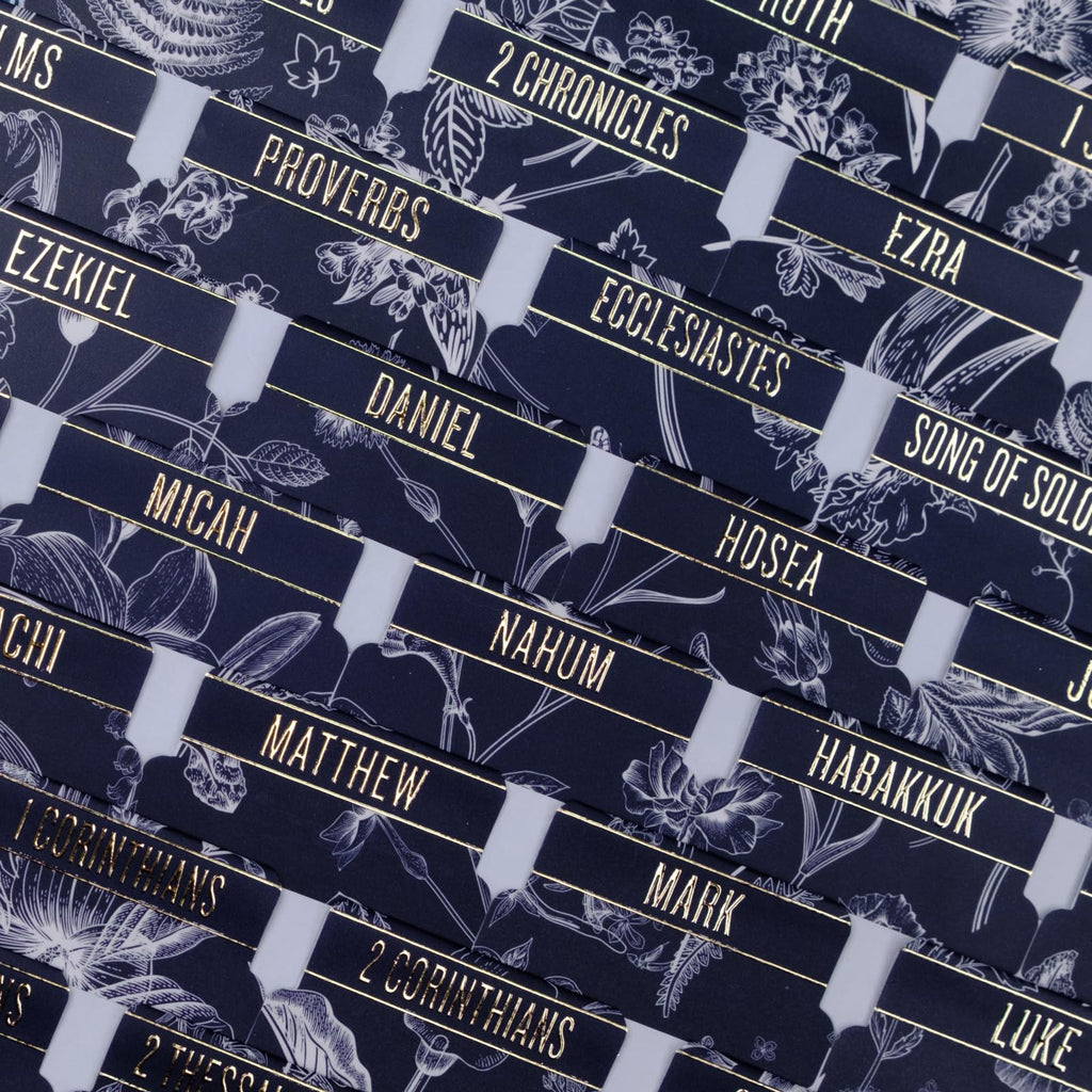 Bible Tabs (Blue and Floral)